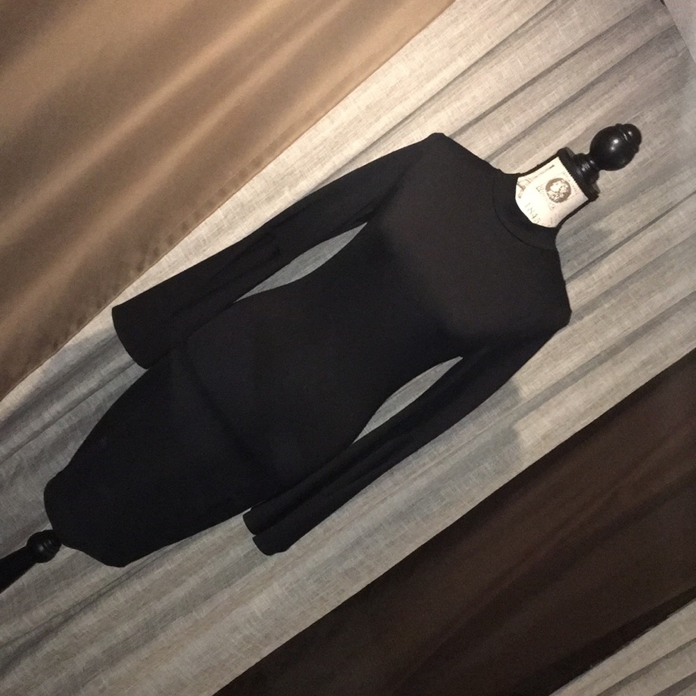 LBD sexy and fitted with bell sleeves